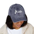 Peanuts X brOKen Spraypaint Logo Embroidered Vintage Cap