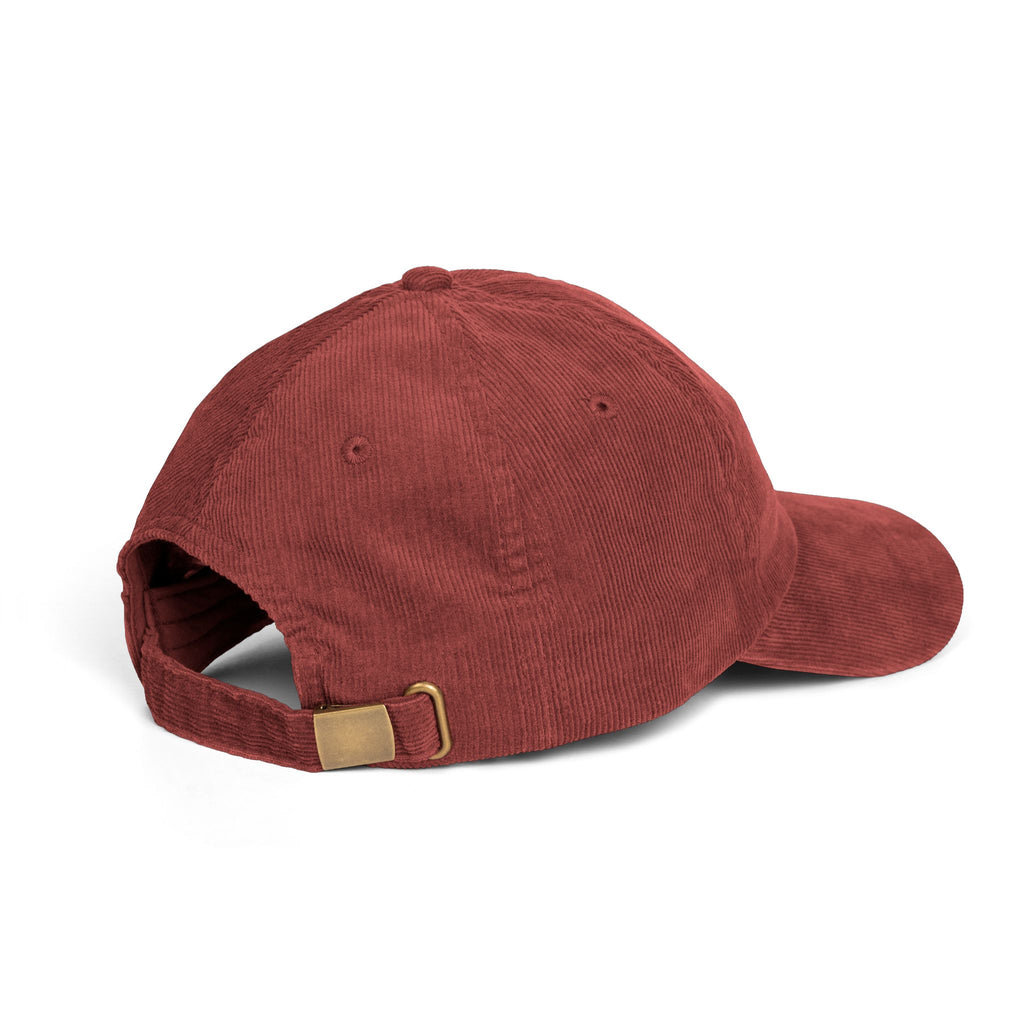 brOKen Embroidered Corduroy Cap