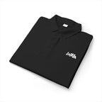 brOKen Basic Athletic Embroidered Polo - Black