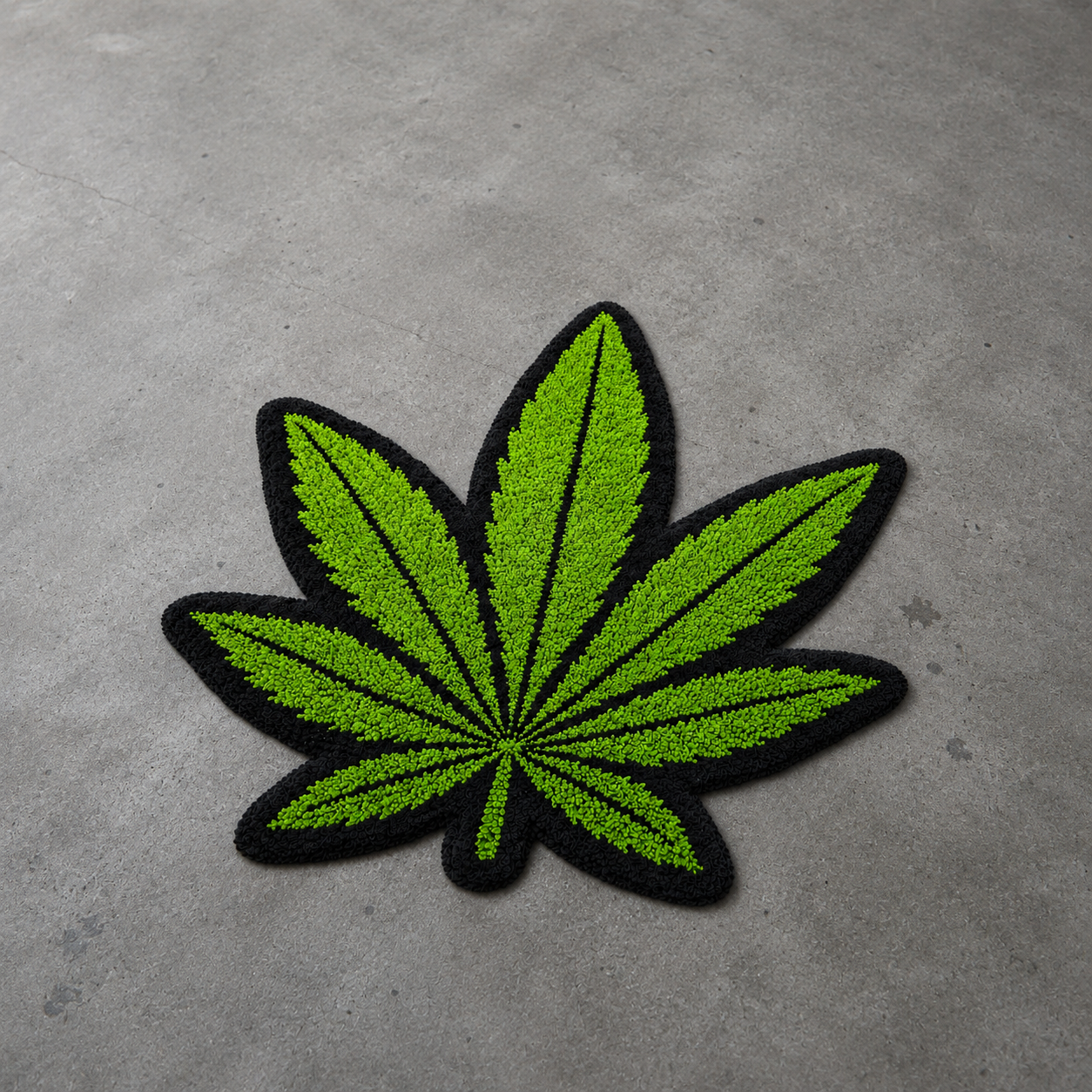 Marijuana Leaf Rug