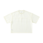 240GSM Men’s Boxy-Fit Mesh Layering T-Shirt Off White