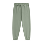 345GSM Unisex Fleece-Lined Clean Solid Drawstring Jogger Sweatpants Sage Green