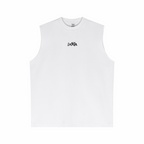 210GSM Unisex Cool-Feel Low-Weight Tank Top White