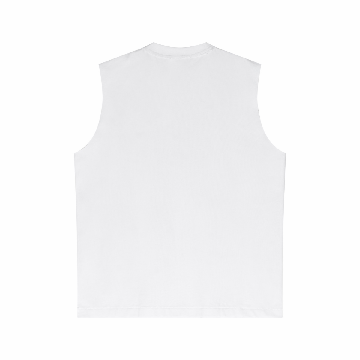 210GSM Unisex Cool-Feel Low-Weight Tank Top White