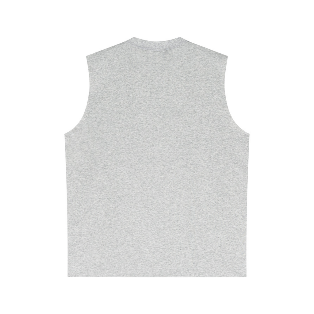 210GSM Unisex Cool-Feel Low-Weight Tank Top Heathered Grey