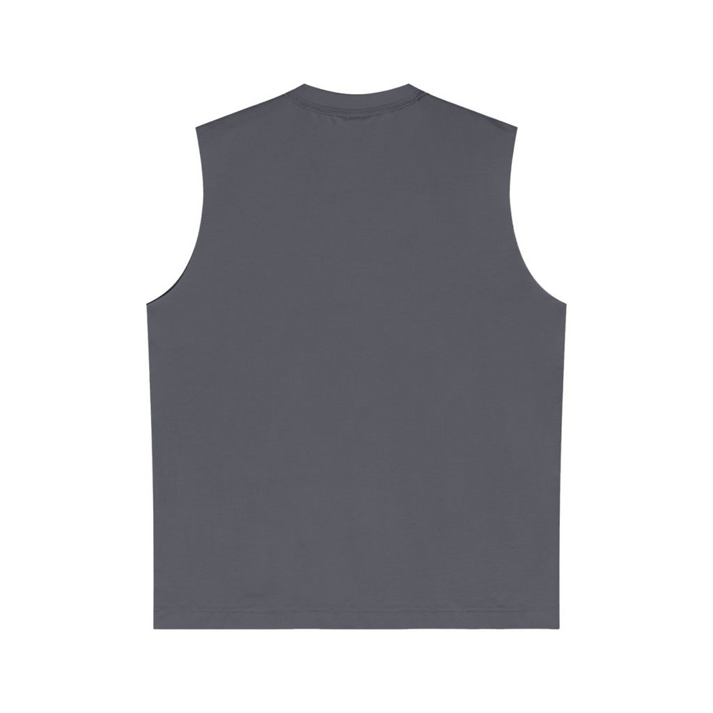 210GSM Unisex Cool-Feel Low-Weight Tank Top Carbon Grey