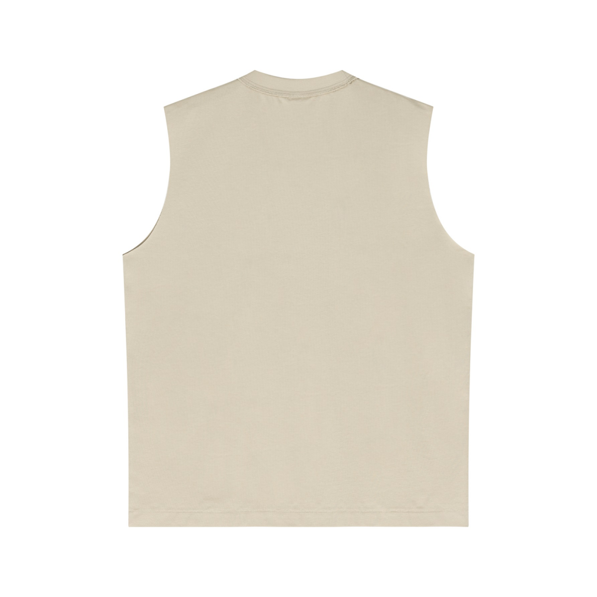 210GSM Unisex Cool-Feel Low-Weight Tank Top Wheat