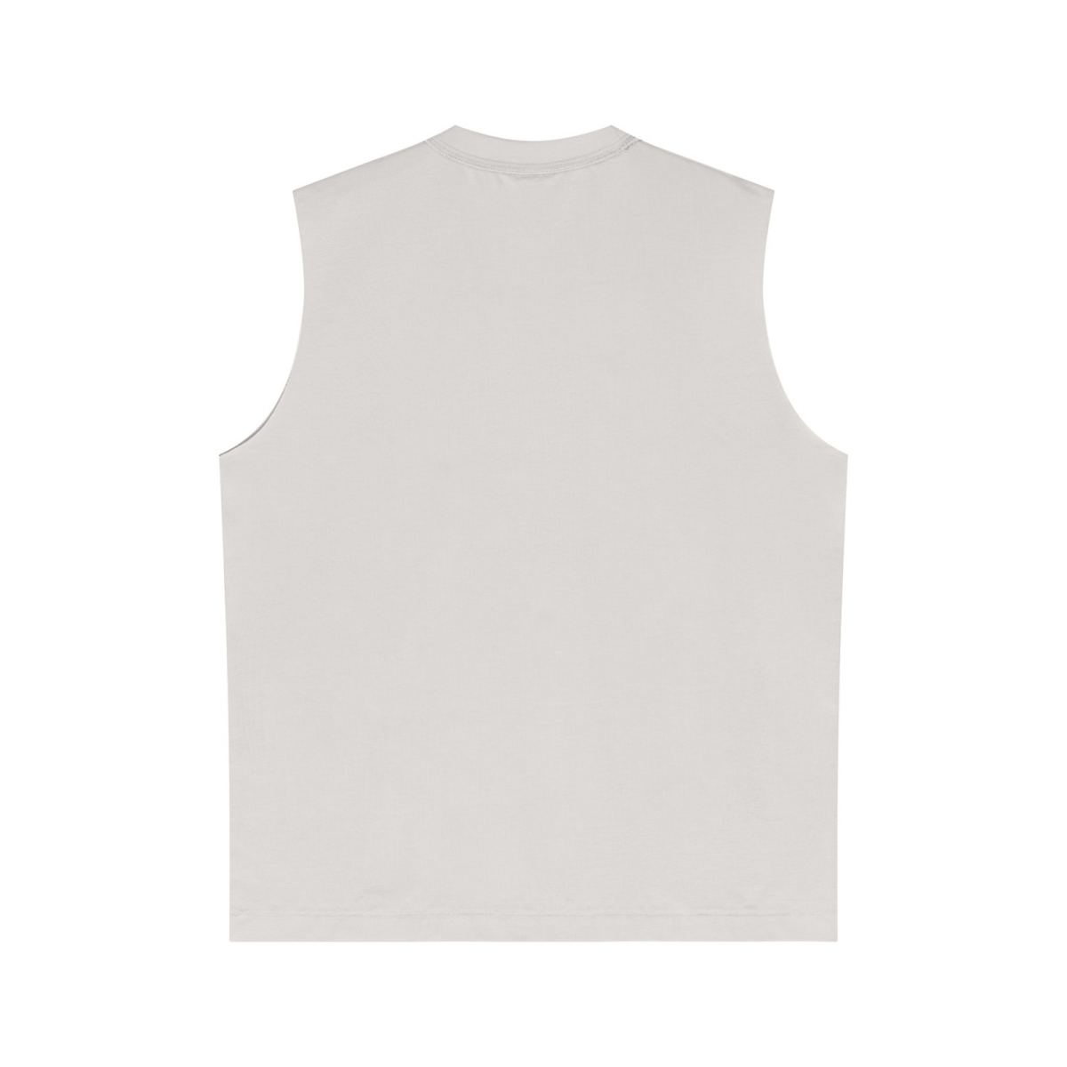 210GSM Unisex Cool-Feel Low-Weight Tank Top Vintage Beige