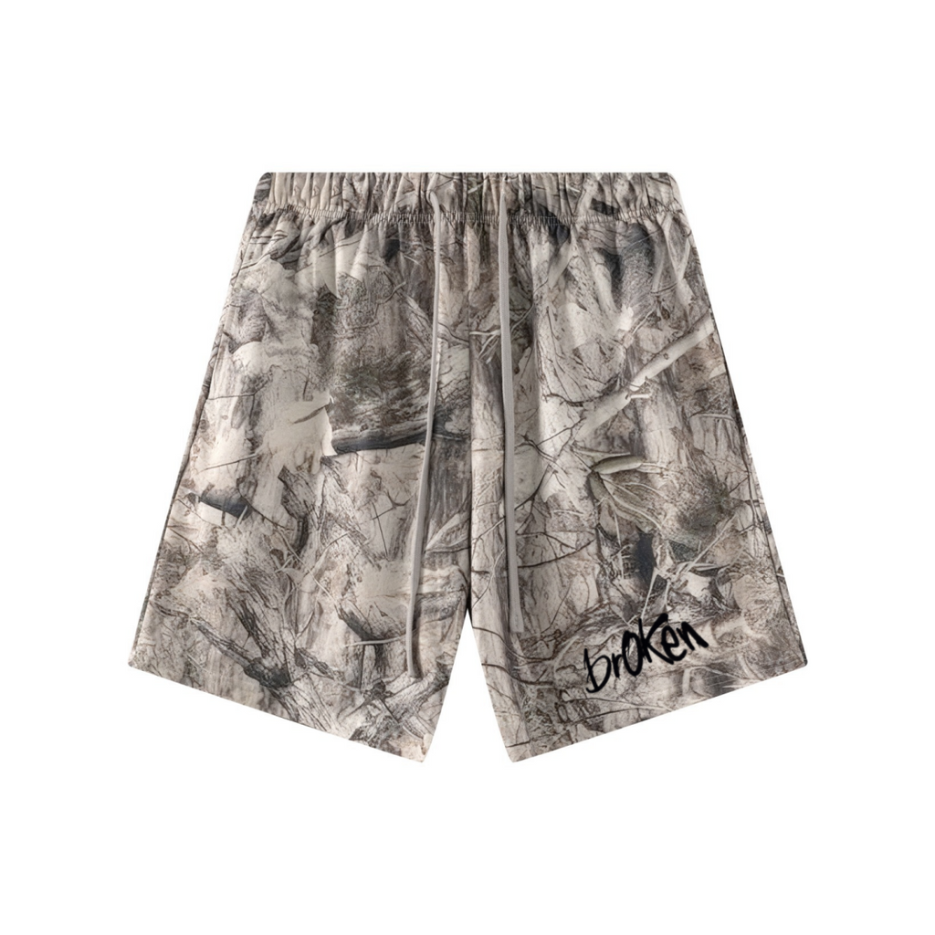 240GSM Men’s Relaxed Fit Camouflage Shorts Branch Camouflage