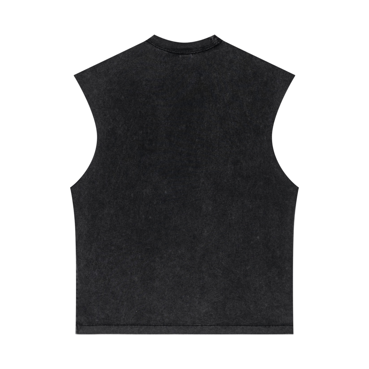 275GSM Unisex Vintage-Wash 100% Cotton Plain Tank Top Snow Wash