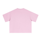 240GSM Men’s Ice-Feel Sorona Boxy-Fit Solid-Color Loose T-shirt Pink