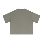 240GSM Men’s Ice-Feel Sorona Boxy-Fit Solid-Color Loose T-shirt Grey Brown