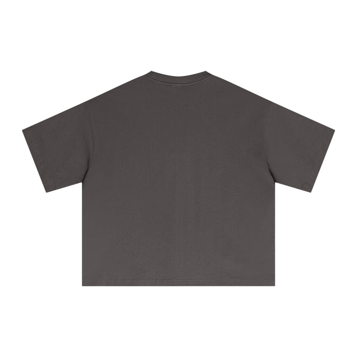 240GSM Men’s Ice-Feel Sorona Boxy-Fit Solid-Color Loose T-shirt Brown