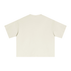 240GSM Men’s Ice-Feel Sorona Boxy-Fit Solid-Color Loose T-shirt Light Apricot