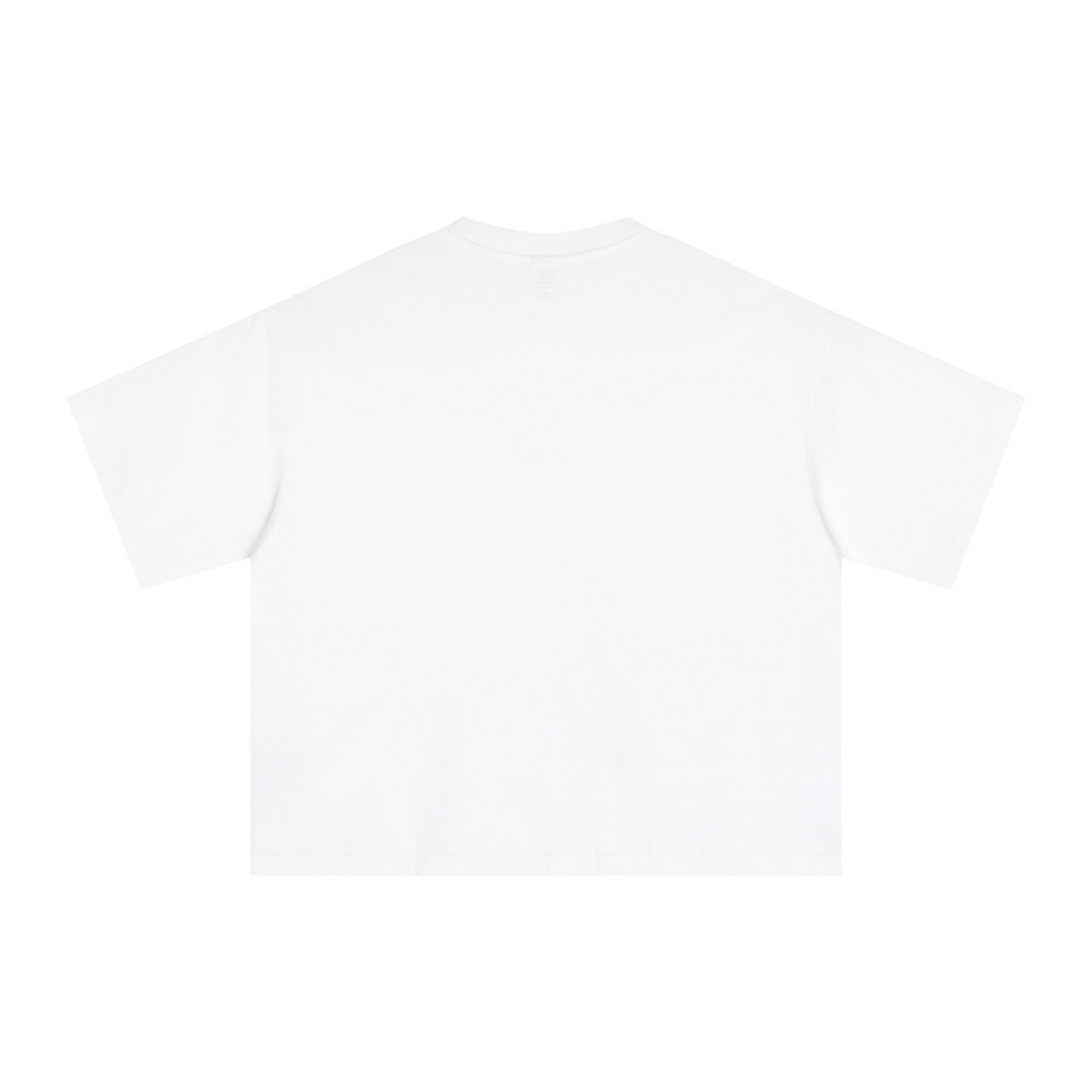 240GSM Men’s Ice-Feel Sorona Boxy-Fit Solid-Color Loose T-shirt Off White