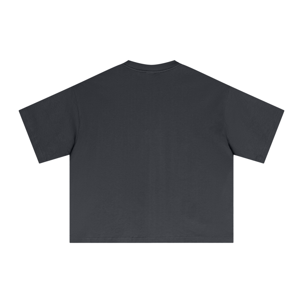 240GSM Men’s Ice-Feel Sorona Boxy-Fit Solid-Color Loose T-shirt Carbon Grey