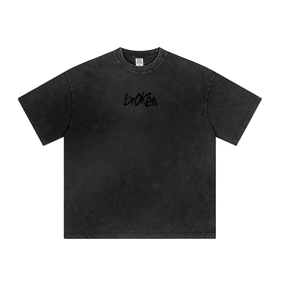 230GSM Unisex Cool-Touch Dopamine Colorway Washed T-shirt Snowflake Grey