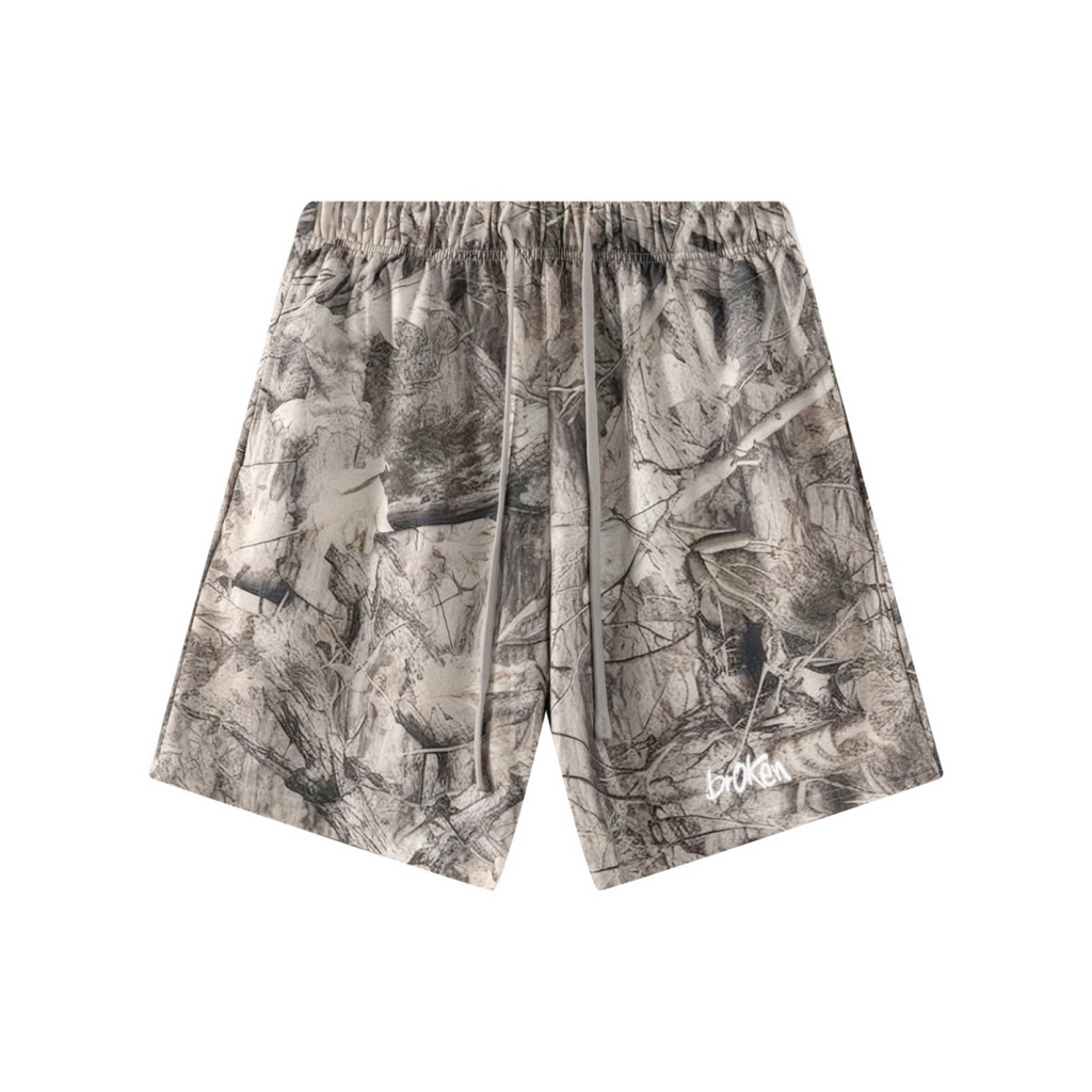 240GSM Men’s Relaxed Fit Camouflage Shorts Branch Camouflage