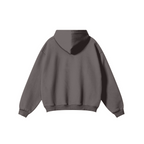 345GSM Women's Heavyweight Solid-Color Hoodie Plum Purple